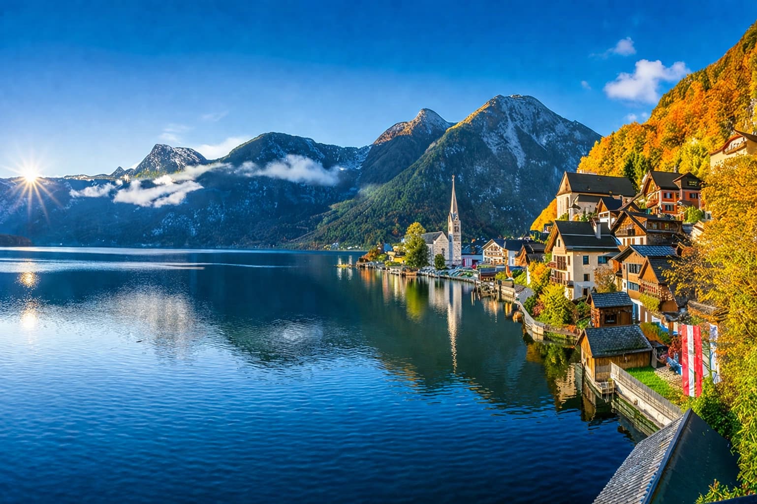 Private lakeside estate in the Salzkammergut, Upper Austria.