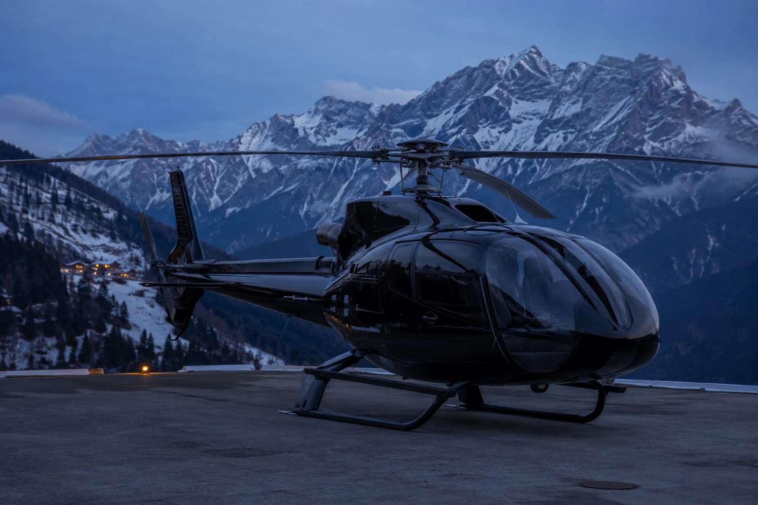 Private aircraft departing at short notice