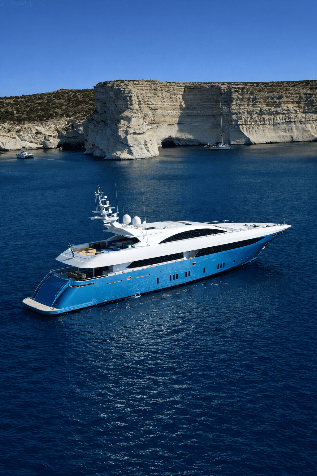 Coastal shoreline with warm light and open water.