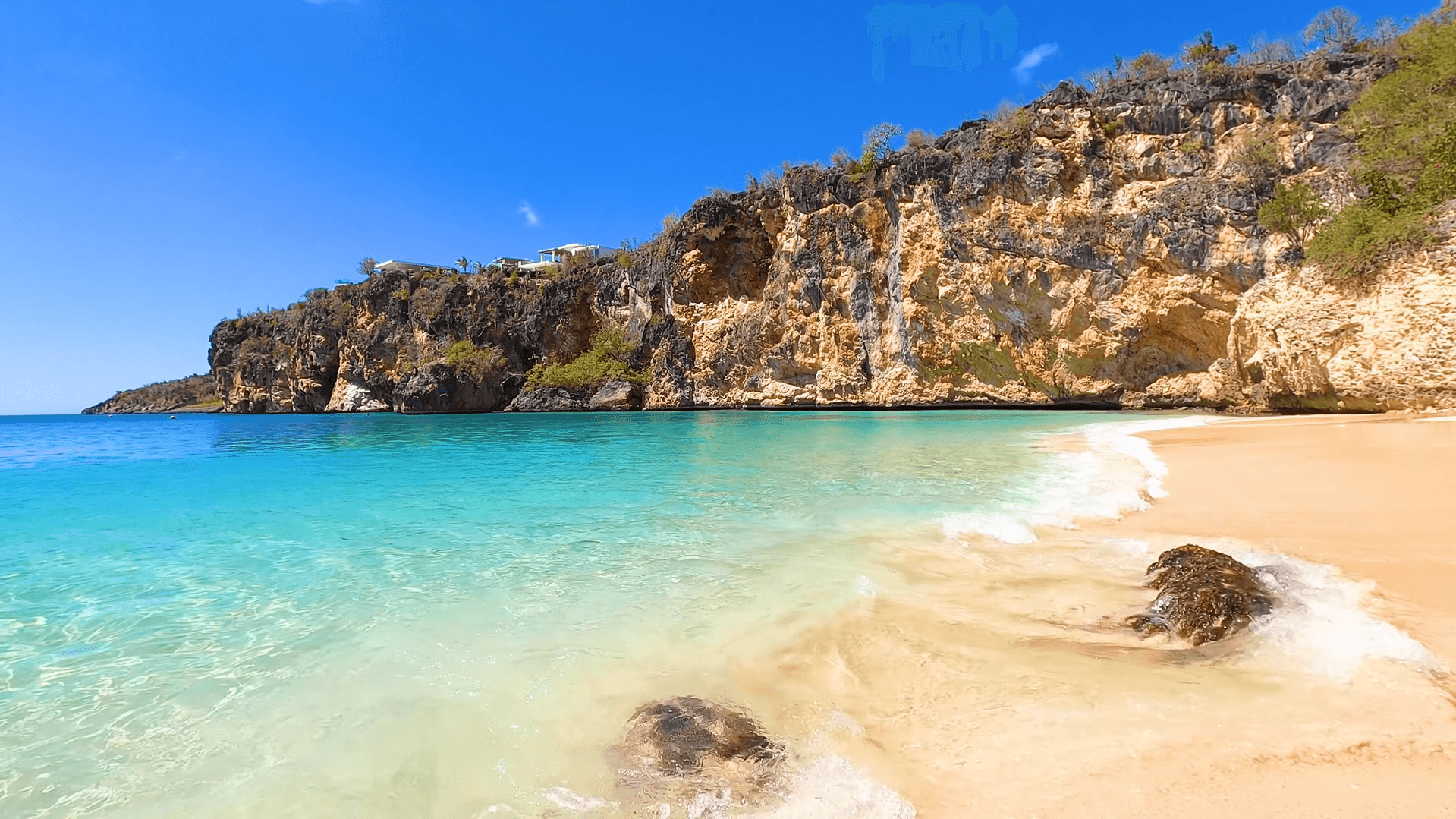 Clifftop estate above Little Bay, Anguilla.