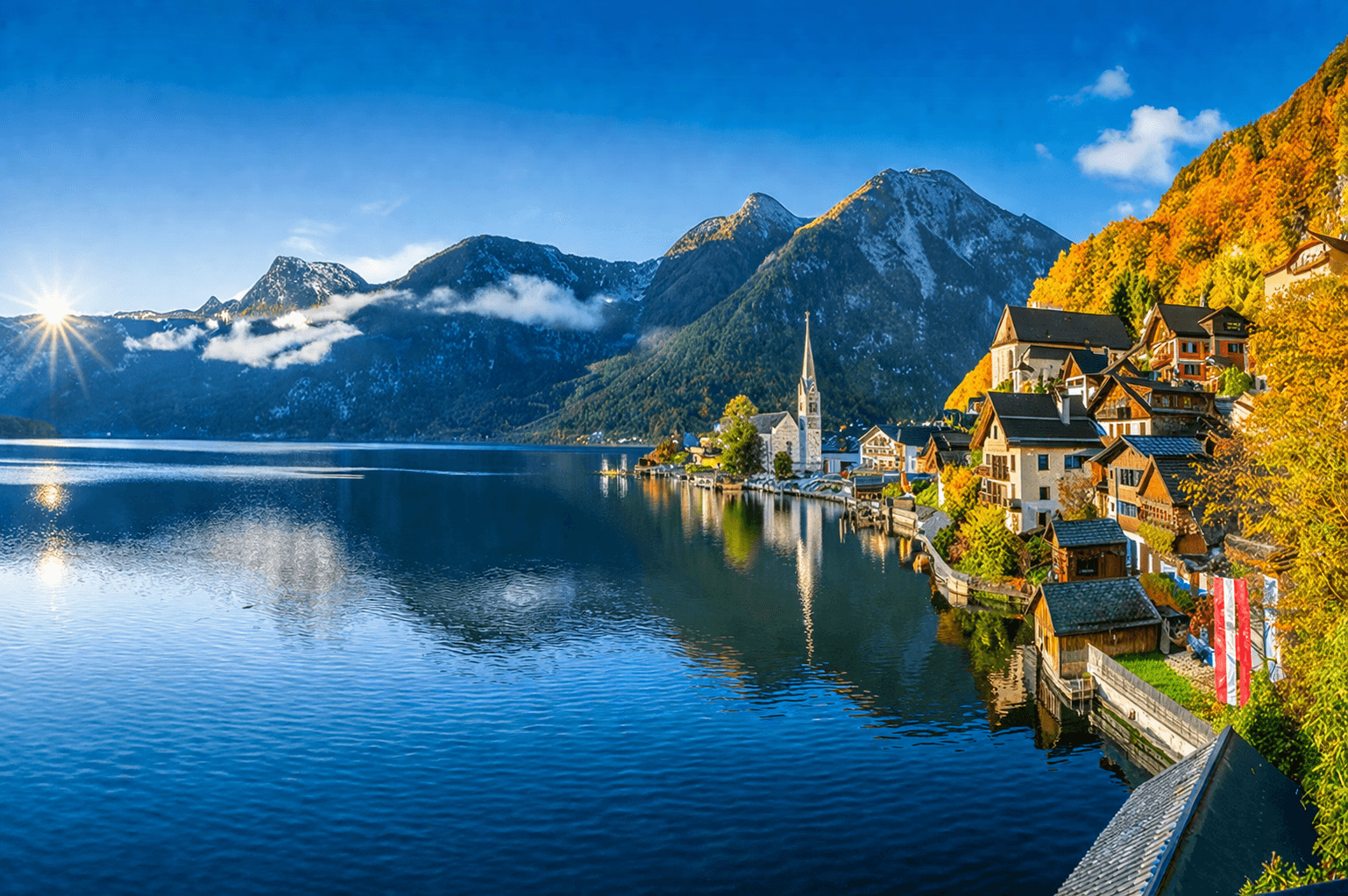 Private lakeside estate in the Salzkammergut, Upper Austria.